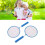 Kinder-Badminton-Set, leicht, für Kinder, 7