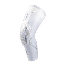 Breathable Absorb Sweat Basketball Knee Pad Honeycomb Shockproof Long Leg Sleeve Brace Sports Guard For Football, 1PC XL
