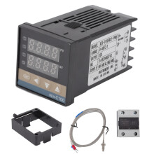 Controladores de termostato Kit de controlador de temperatura digital con relé de termopar K Pantalla LED Buena sensibilidad Amplia aplicación PID
