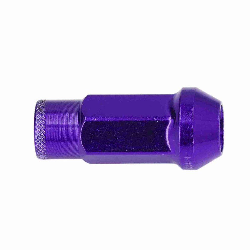 20 Pcs M12x1.25 Metal Wheel Lug Nuts For Universal Cars Purple 7611382039958