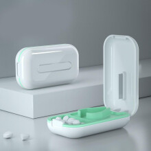 Tablet Cutter Travel Dustproof Tablet Divider White Portable Travel Accessory