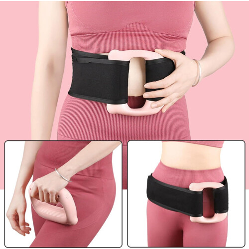 Handheld Massager, Portable Back Massager, Intensity Vibration, Rechargeable, Pink 2