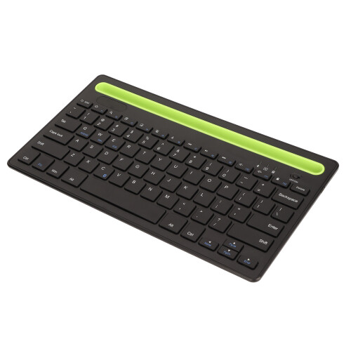 Compact Wireless Bluetooth Keyboard, Travel Keyboard with Dual Channel Design for Seamless Switching Between Two Devices, Broad Compatibility for 2