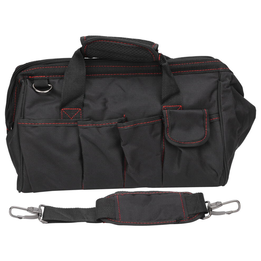 Oxford Fabric Tool Organizer Waterproof Multi Functional Storage Bag With Shoulder Strap Durable Canvas Tote For Electricians And Mechanics 600D Oxfor 9463374869733