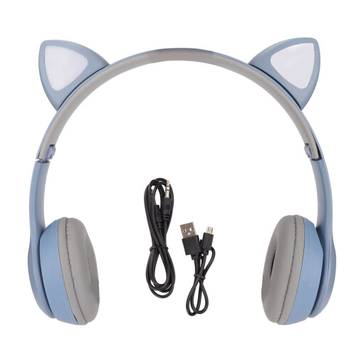 Ακουστικά Over Ear για παιδιά με λειτουργία κοινής χρήσης μουσικής, πολύχρωμα φώτα