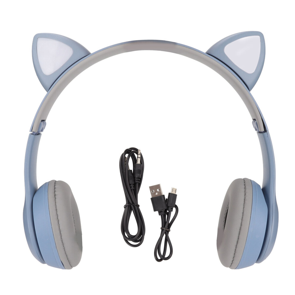 Foldable Kids Bluetooth Headphones With Adjustable Headband, Over Ear Wireless Foldable Headphones With Colorful Led Lights, Built-In Microphone And 9173940716926