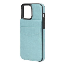 Stoßfeste Schutzhülle mit Brieftaschenfunktion für iPhone 13 Pro Max, mit verstellbarem Ständer und Kartenhalter, hochwertige Klapphülle aus
