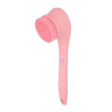 Wasserdichte Elektrische Körperbürsten-Set, Silikon, 1200mAh, Pink