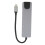 Συμπαγής σταθμός σύνδεσης USB C Hub, προσαρμογέας πολλαπλών θυρών για καθολική 1