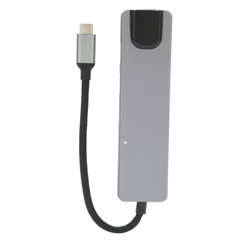 Συμπαγής σταθμός σύνδεσης USB C Hub, προσαρμογέας πολλαπλών θυρών για καθολική