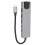 Συμπαγής σταθμός σύνδεσης USB C Hub, προσαρμογέας πολλαπλών θυρών για καθολική 2