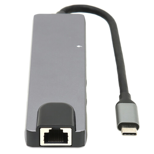 Συμπαγής σταθμός σύνδεσης USB C Hub, προσαρμογέας πολλαπλών θυρών για καθολική 2