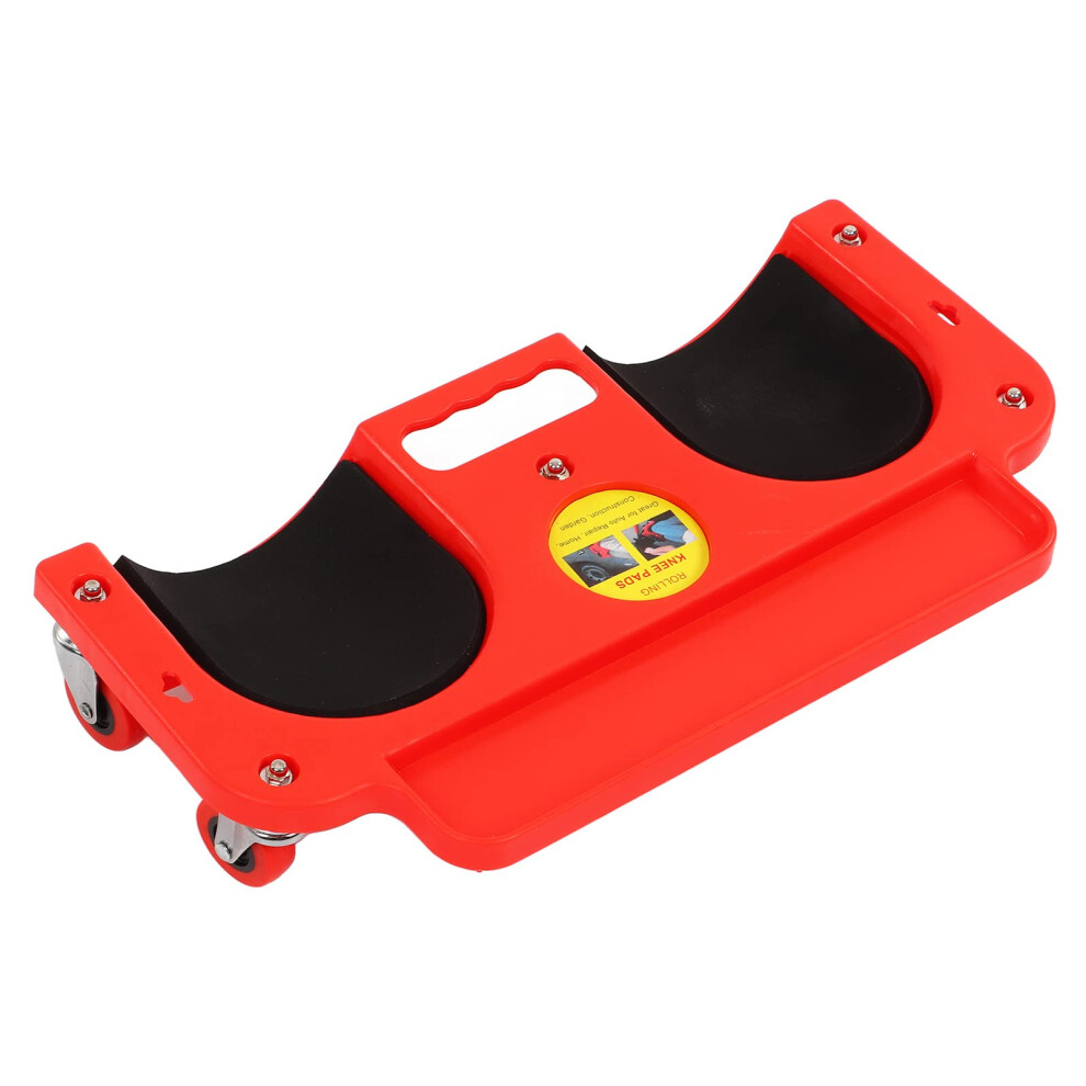 Car Creepers Rolling Knee Dolly Sliding Knee Pads Protector With 5 Swivel Castors Tool Tray For Mechanic Carpenter Flooring 9347817238662