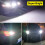 Car LED Tail Brake Light Bulb 20D White High Brightness, Energy Saving 5