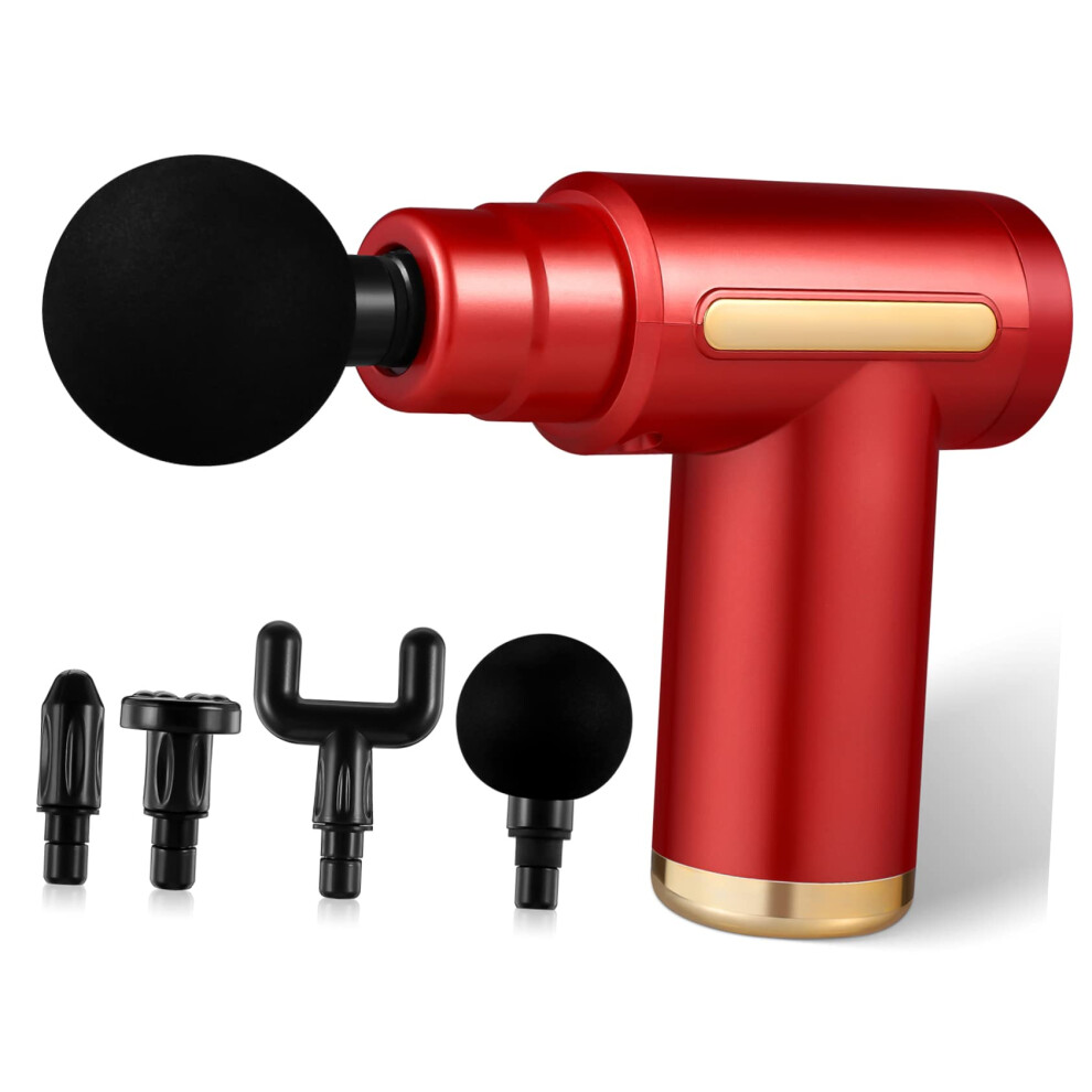 Red Fascia Instrument Massager Muscle Relaxation Device Percussion Massager Abdominal Muscles