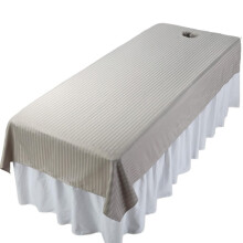 Massage table cover 2 PIECES with face hole (Gray, 120x200cm)