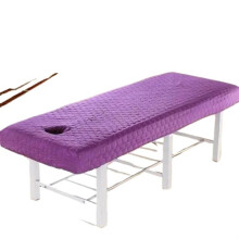 Massage table cover Thicken quilted fitted sheet for beauty salon, skinfriendly SPA blanket (01.70x185cm)