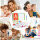 Water Reveal Sticker Book, Interactive Sensory Plane Vehicles, Teaching Tools 3