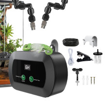Automatic Mister Reptile 2200mAh Misting System With Timer Portable Fogger For Chameleon Snake 360 Degree Atomization