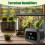 Automatic Mister Reptile 2200mAh Misting System With Timer Portable Fogger For Chameleon Snake 360 Degree Atomization 2