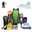 40L Polyester Hiking Backpack, 28x13x50cm, Lightweight Outdoor Bag 2