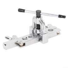 Manual Pipe Flaring and Expander Tool Kit Copper Heads Alloy Steel 9 Reaming Sizes 319mm ChromePlated Rotary Adapter