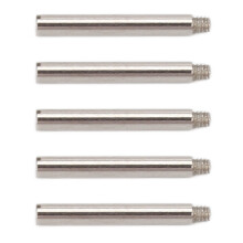 5 Stück Stahl-Uhrenband-Schraubröhre 13,6x1,7mm M1,4mm