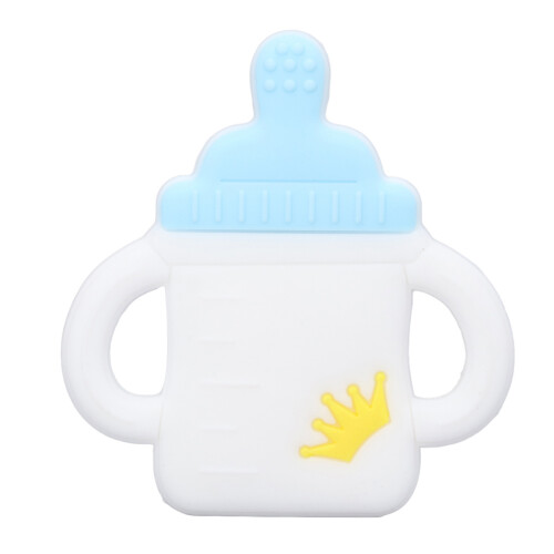 Baby-Beißring, Cartoon-Flaschenform, einteilig, 1