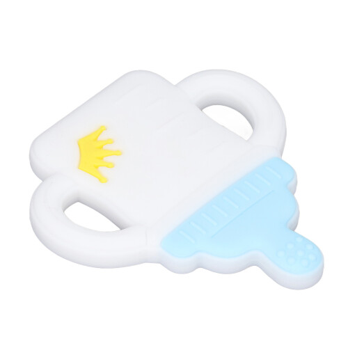 Baby-Beißring, Cartoon-Flaschenform, einteilig, 2