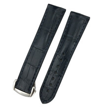 21mm Agate Crocodile Leather Strap for Omega Seamaster Speedmaster