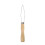 Button Hook Wooden Handle Wire Loop Pull Through Aid Button Helper Button Aid Tool for Men Women Elderly People 1