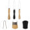 Button Hook Wooden Handle Wire Loop Pull Through Aid Button Helper Button Aid Tool for Men Women Elderly People 5