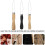 Button Hook Wooden Handle Wire Loop Pull Through Aid Button Helper Button Aid Tool for Men Women Elderly People 4