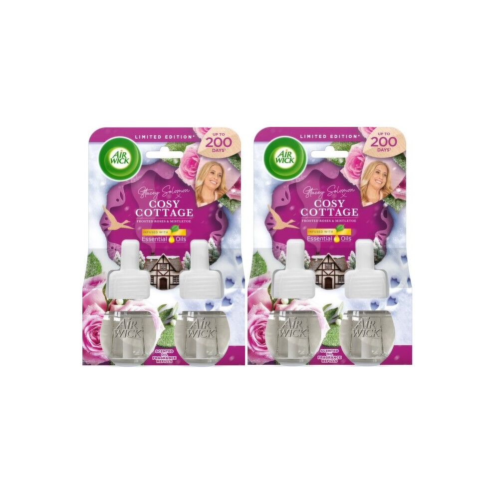 Air Wick 4 X Stacey Solomon Plugin Airfreshner Refills - Cosy Cottage