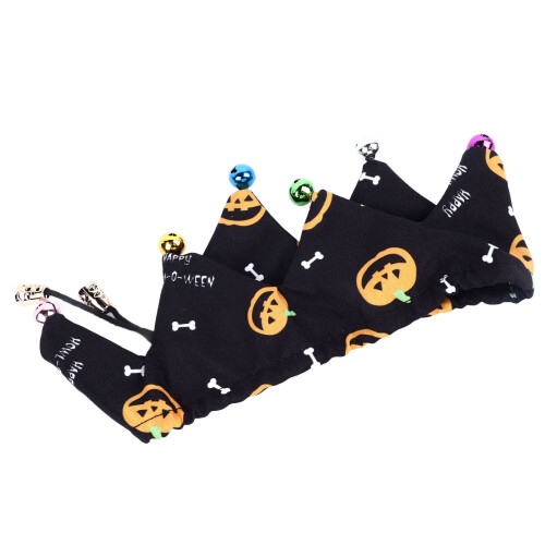 Halloween-Katzenhalsband mit Glöckchen, süßes 2