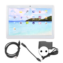 IPS HD Display Tablet With Quad Core, Expandable Storage Long Lasting Battery Android Tablet Eye Care Mode Dual Speakers For Entertainment Lovers