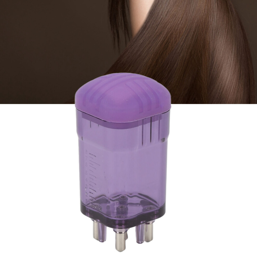 Purple 8Ml Transparent Scalp Applicator Roller For Hair Growth Serum