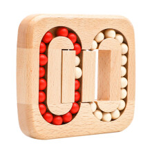 Magic Beans Puzzle Toy Finger Brain Trainer in Rotation, Interactive Logic Game for Adults and Teens, Sensory Stress Buster for Learning