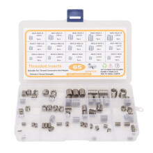 Kit de insertos redutores de rosca em aço inoxidável, resistentes à ferrugem, para reparo de roscas. Insertos reutilizáveis e à prova de choque