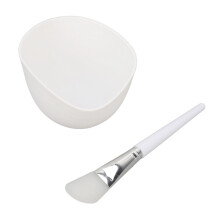 DIY Face Mask Kit: Silicone Bowl &amp; Brush Set for Travel Skincare