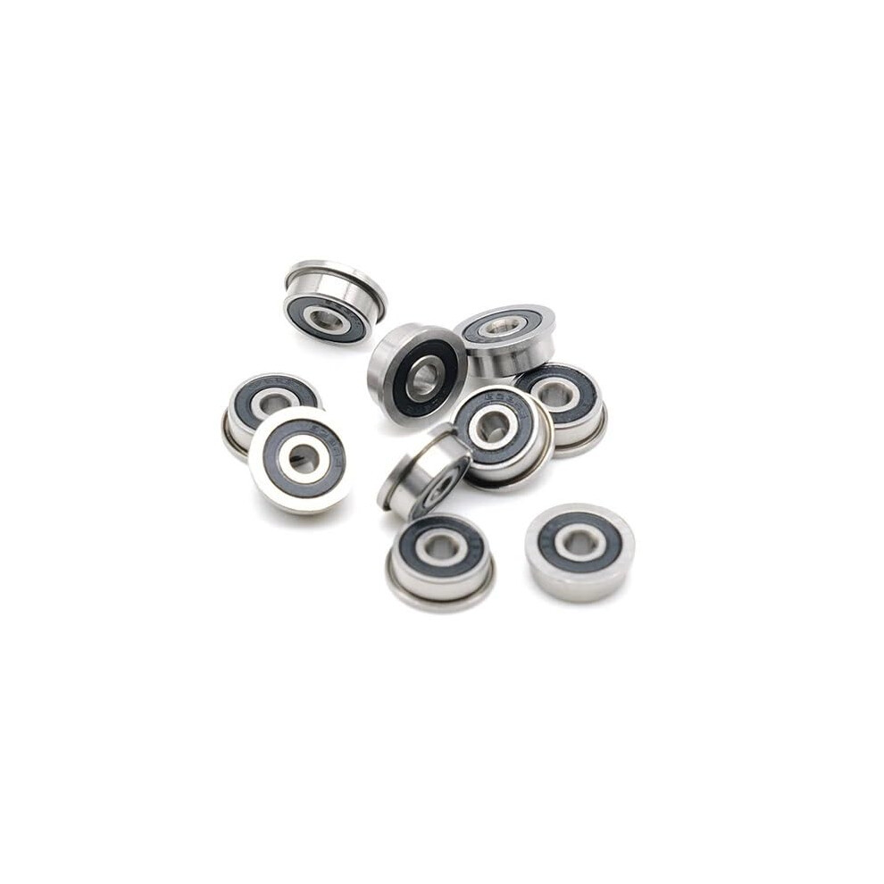 F6232rs Bearing 24 Pcs 3X10x4 Mm Abec7 Flanged Miniature Ball Bearings F623rs 9347817233070