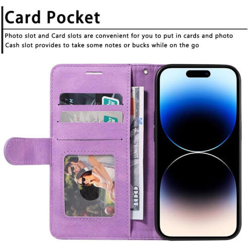 15 Case Slim DualTone With SoftTouch Leather And TPU Card Slots 1