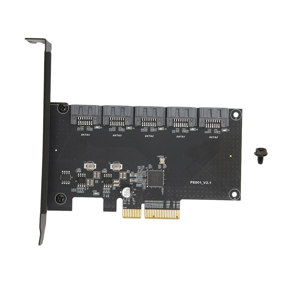 Sata Controller Expansion Card, Pcie 4.0 Interface With 6Gbps Speed And Raid Capability, Compatible With Windows 7 Universal Installation Solution 9147006721834