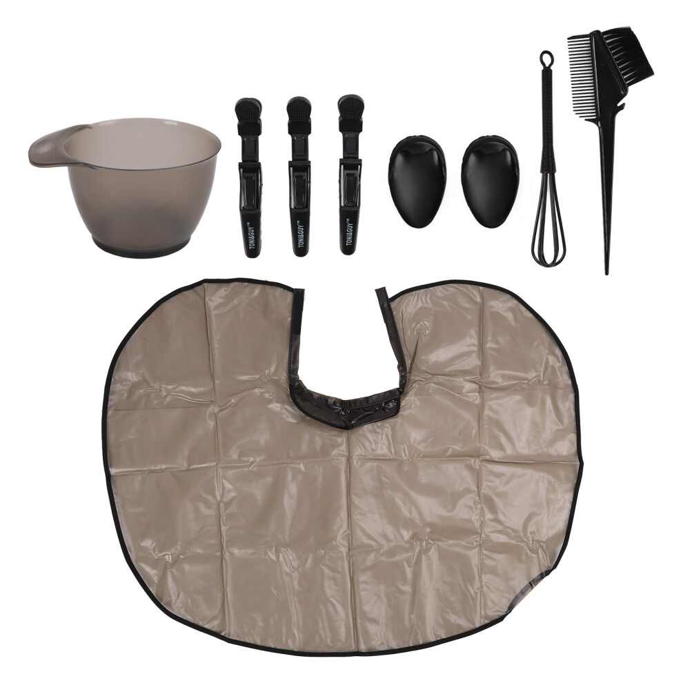 Hair Dyeing Set with Brush Blender & Accessories, ABS & Silicone Materials