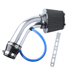 Universal Cold Air Intake Filter Kit For Peugeot 205 206 207 208 (19832025) Aluminium Induction Kit With Pipe Clamp And Cone 76mm Hoses