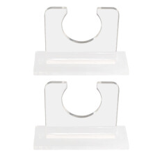 Robustes Acryl 2er-Set Wandhalterung für Baseballschläger, 10x4x7cm