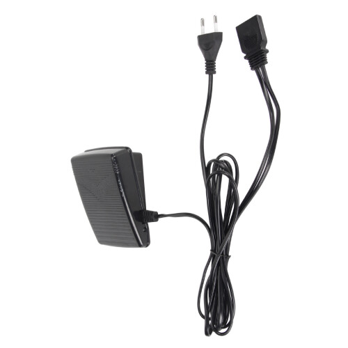 Pédale de commande électronique pour machine à coudre, avec cordon d'alimentation, compatible avec les machines à coudre EU220V, conception 2