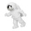 Schwebender Astronaut-Anhänger Silberne Maske 4,5x8 cm 6
