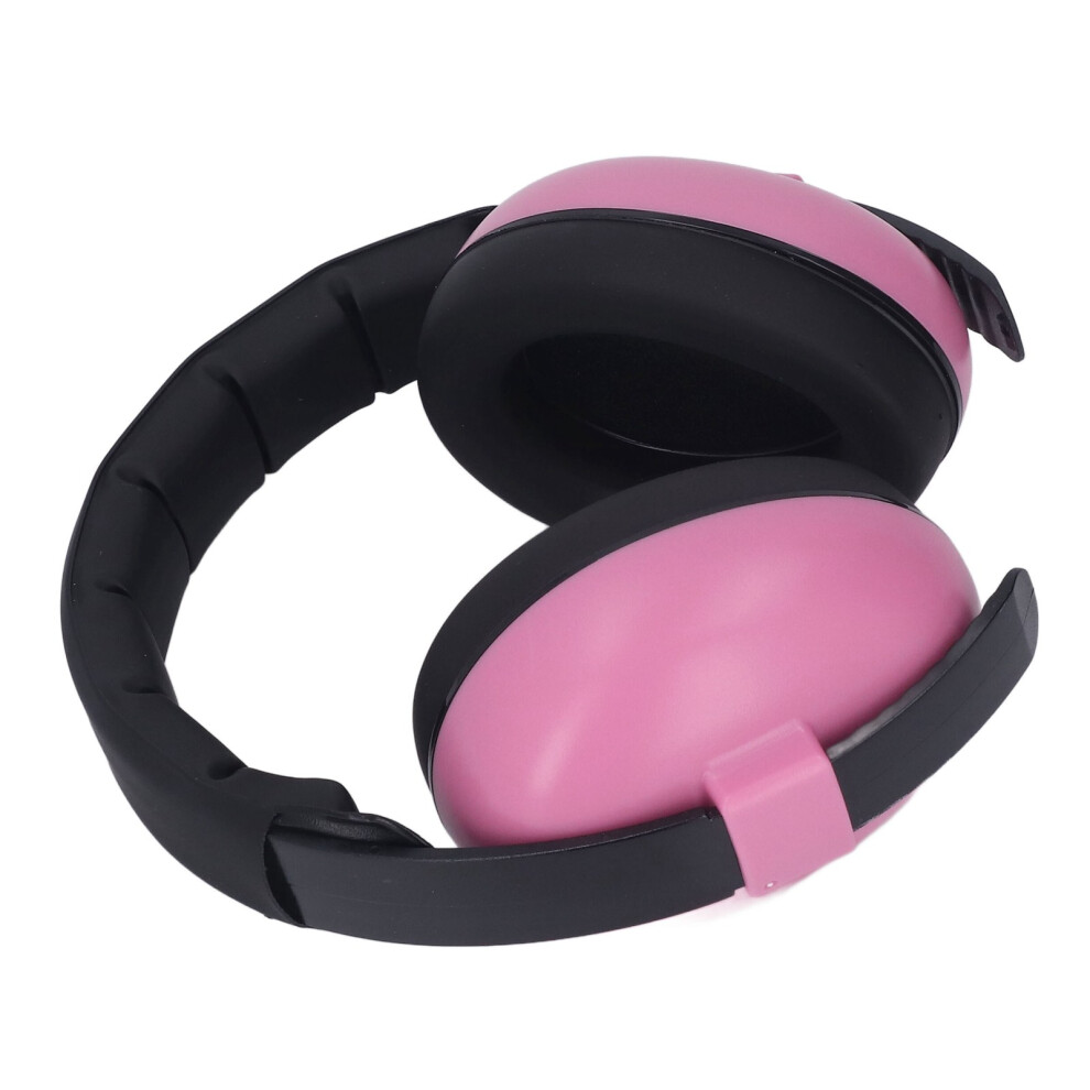 Baby Ear Protection Headphones Skin-Friendly Soft Infant Noise Cancelling Earmuffs Pink
