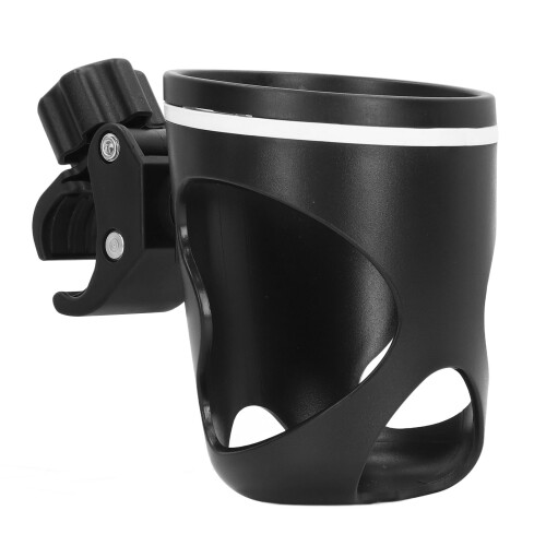 Freely Adjustable Stroller Cup Holder Black 360 Rotation 2
